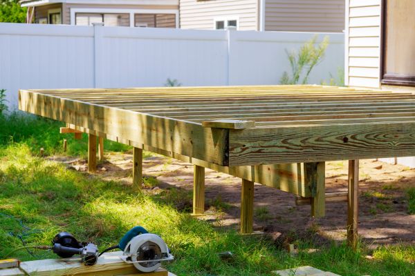 Elevated Deck Installation in Independence