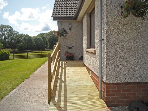 Hardwood Ramp Installation in Independence
