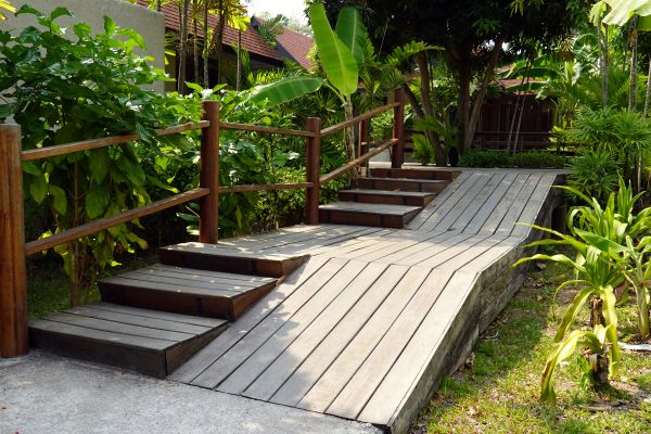 Wood Ramp Installation in Independence