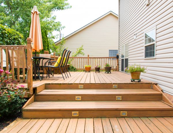 Wooden Patio Installation in Independence