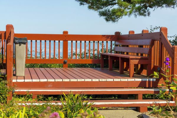 Redwood Deck Construction in Independence